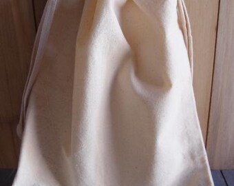 10" x 12" Muslin Bags with Cotton Drawstring (12 Pack)