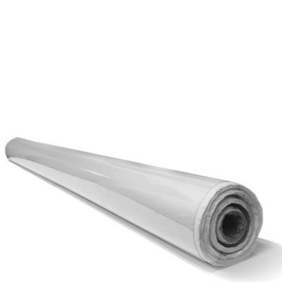 12 Gauge Clear Vinyl 10 Yard Roll -54 Wide With Inner Core