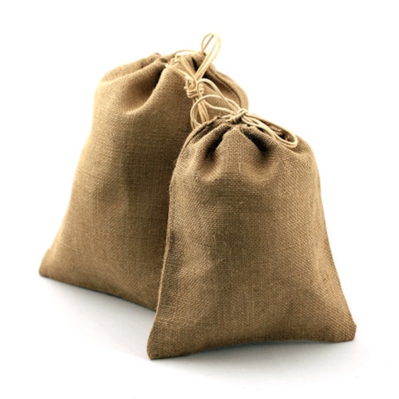 Natural Jute Party Bags 10 X 12 10 Pack Etsy Canada