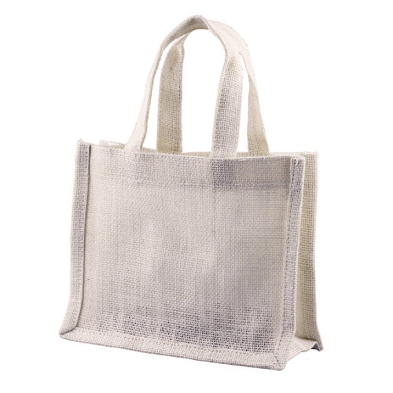 Grey jute bag sale