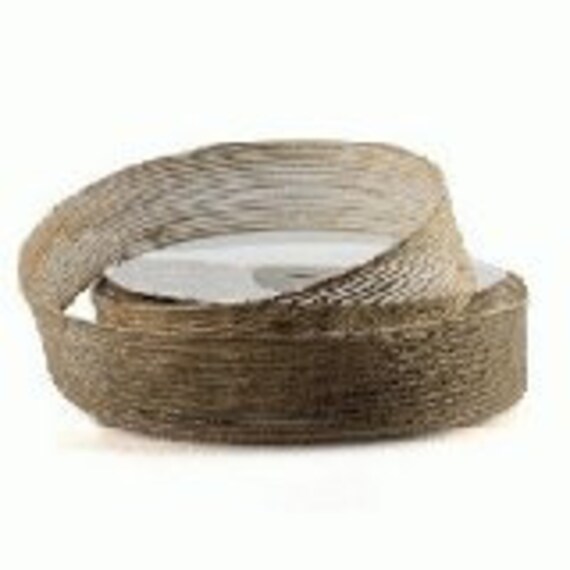 1 inch burlap ribbon