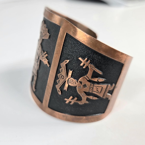 Bell Trading Post Solid Copper Dancing Kachina Cu… - image 2