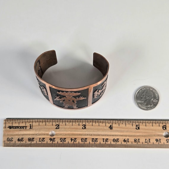 Bell Trading Post Solid Copper Dancing Kachina Cu… - image 8