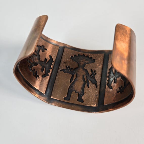 Bell Trading Post Solid Copper Dancing Kachina Cu… - image 5