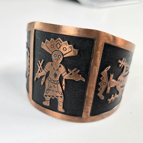 Bell Trading Post Solid Copper Dancing Kachina Cu… - image 11