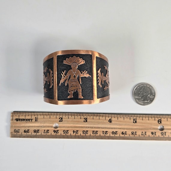 Bell Trading Post Solid Copper Dancing Kachina Cu… - image 9