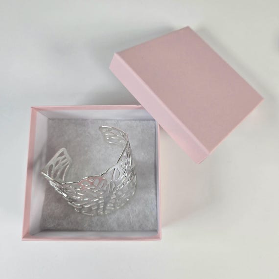 Extra Wide Silver Statement Cuff, Vintage Chunky … - image 12