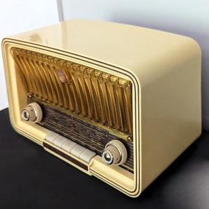1958 Philips Philetta B2D 13A Kitchen German Tube Radio