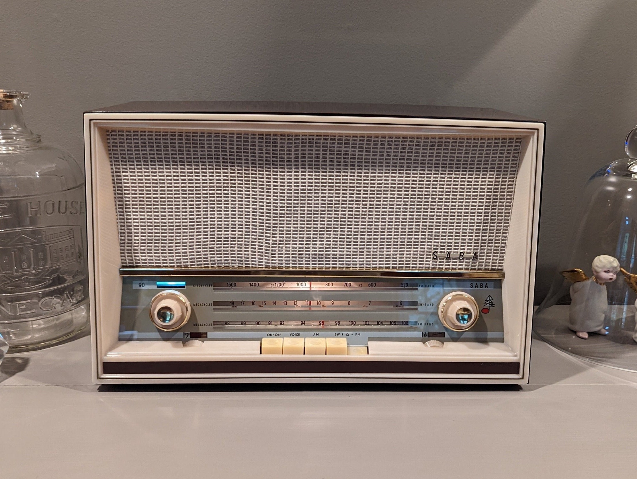 Sangean Retro WR-15TB Radio Brown