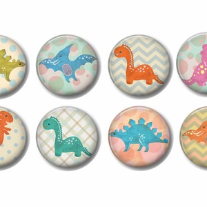 Set of 8, Boys Nursery Dinosaur Knobs, Dinosaur Knobs, Drawer Knobs, Dresser Drawer Knobs, Boys Knobs, Boys Room, Nursery Decor