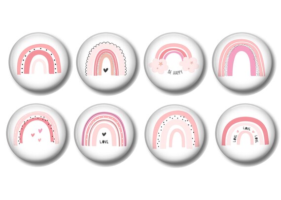 pink dresser knobs for nursery CEYMIO 8 Pack Pink Bow Dresser Knobs, Small Decorative Cabinet Drawer Pull Handles for Girls Bedroom and Nursery Room Decor