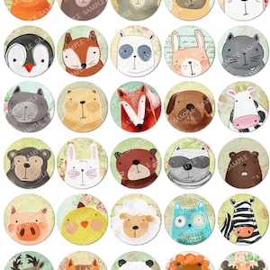 Set of 8, Animal Friends Drawer Knobs, Animal Knobs, Drawer Knobs, Dresser Drawer Knobs, Childrens Room, Nursery, Price is for 8 Knobs,