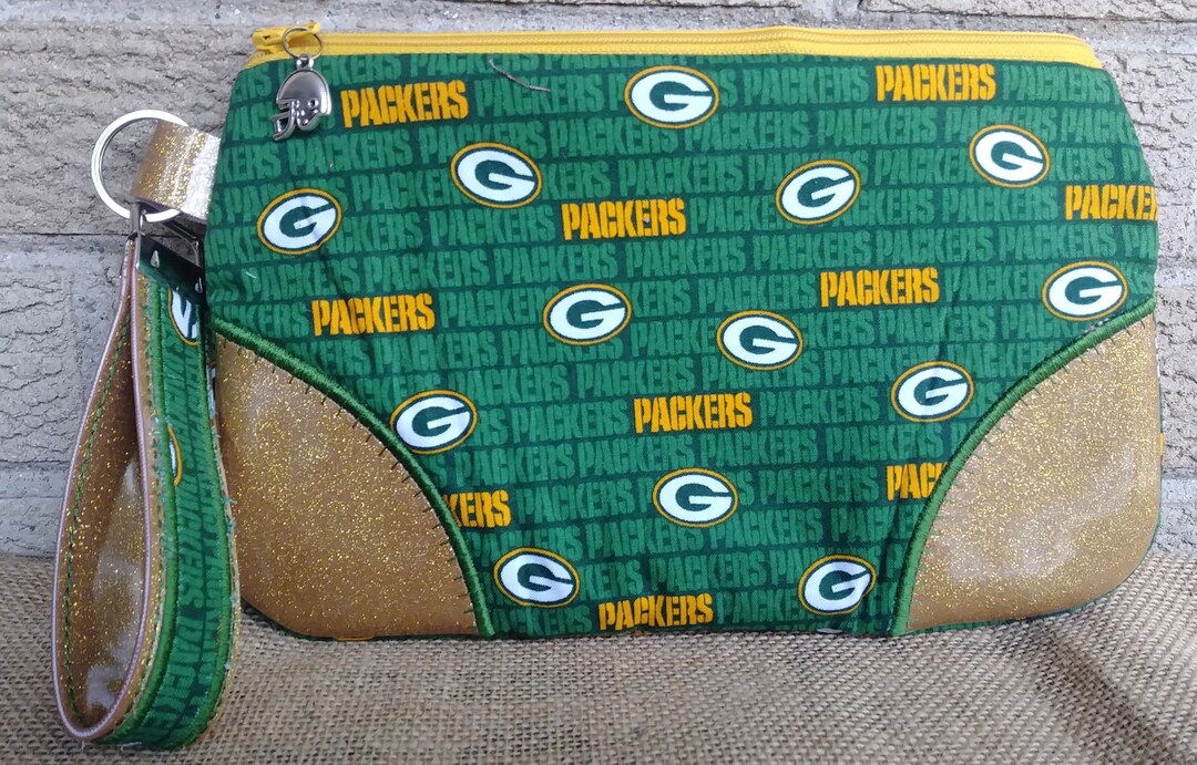 Green Bay Packers Purse Clutch Travel Bag Cosmetic Bag Etsy