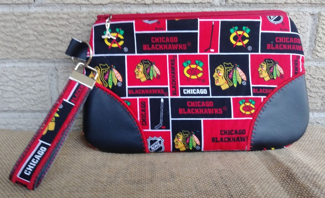 Chicago Blackhawks Purse Clutch Travel Bag Cosmetic Bag Etsy