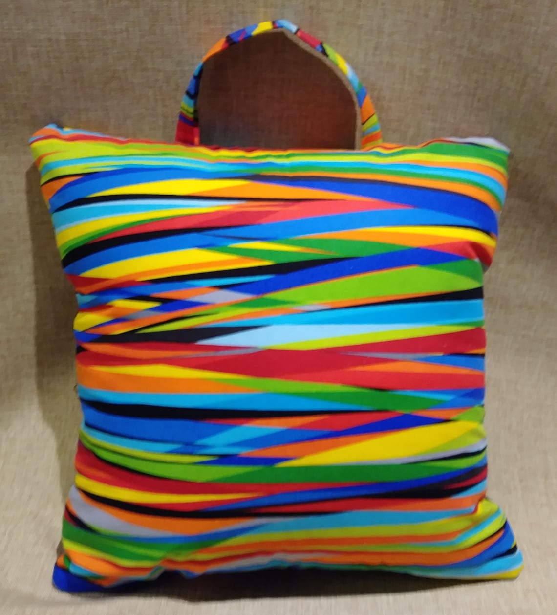 Childs Reading Pillow Activity Pillow Crayons Embroidered Etsy