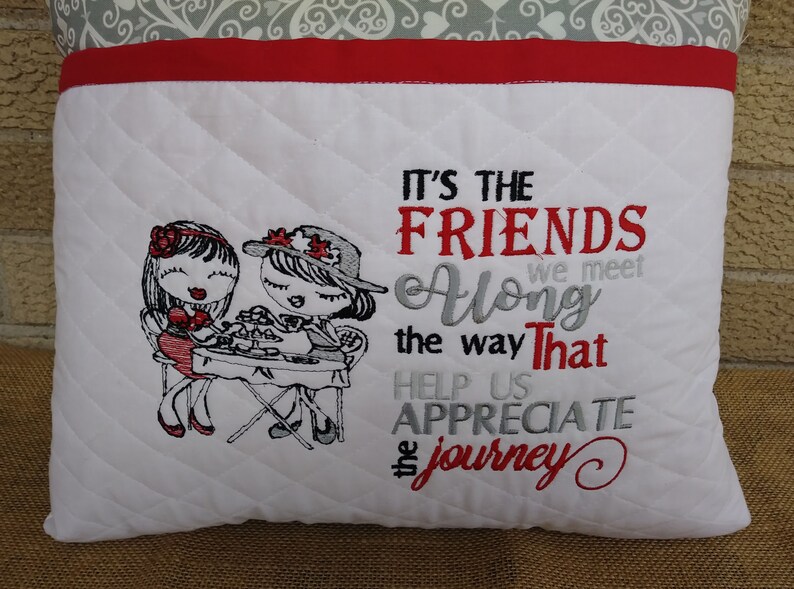 Decorative Pillow Reading Pillow Friend Friendship Etsy