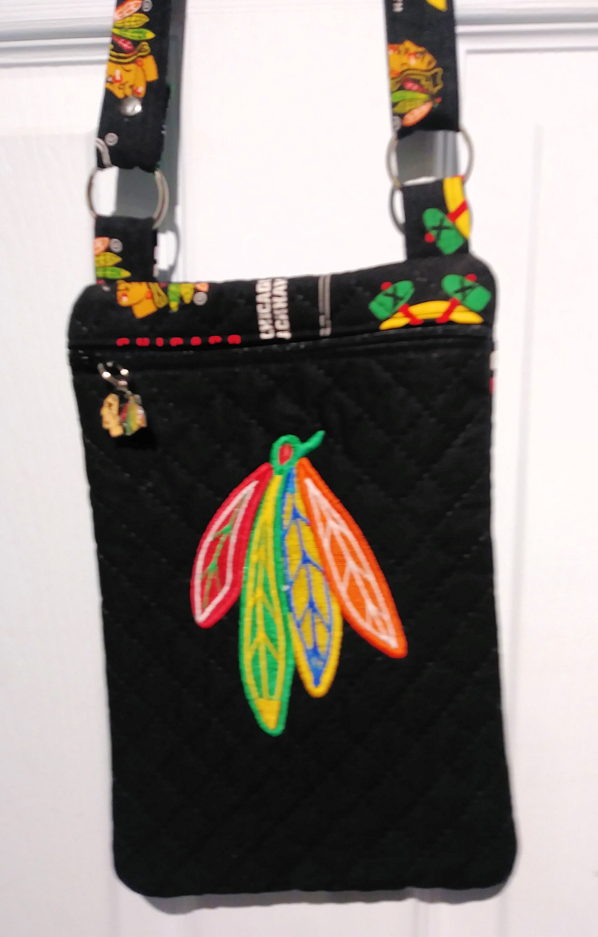 purse with cross on front