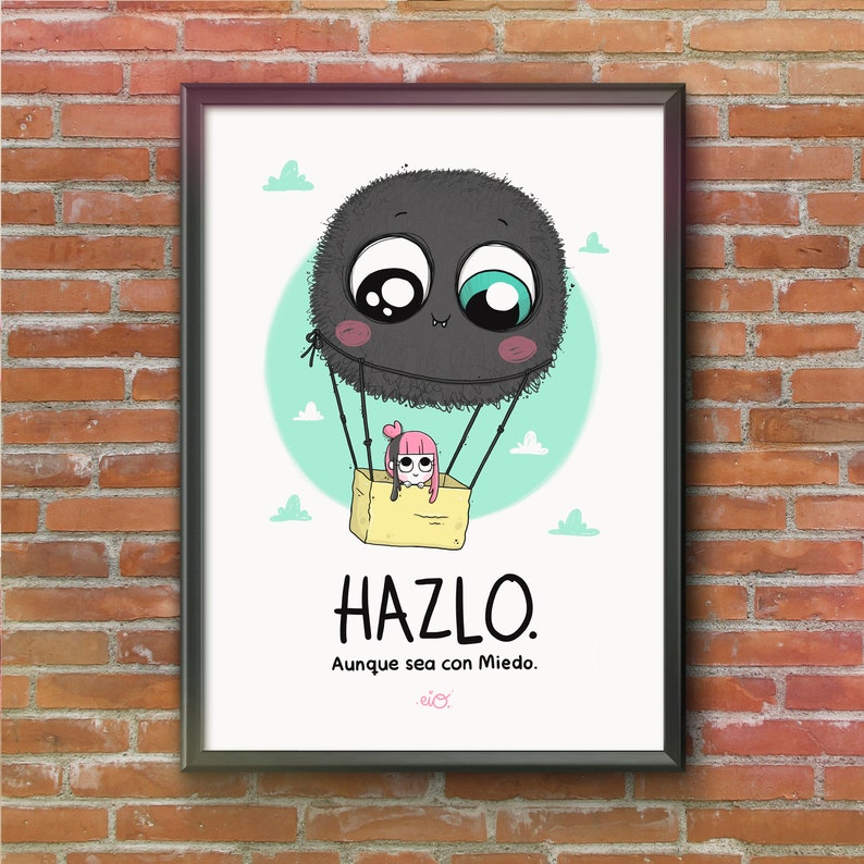 A5 print DO IT Cute Kawaii decor Wall decor print | Etsy