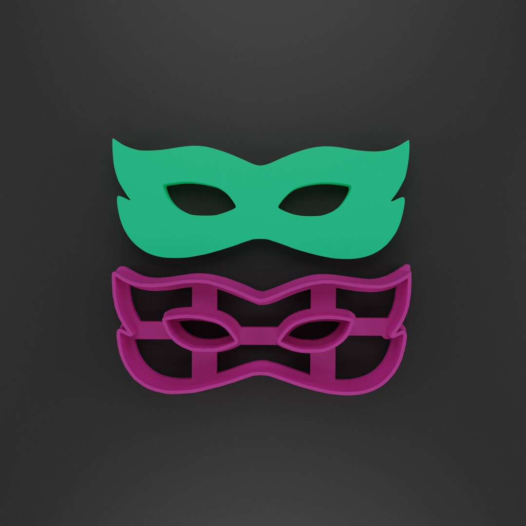 Masquerade Mask Cookie Cutter Cookie Fondant Icing Etsy