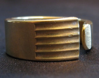 Spoon Gold Ring - Etsy