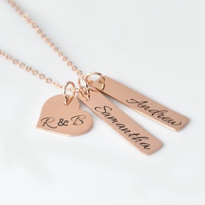 Personalized Necklace • Name Necklace • Mom Necklace • Kid Name Necklace • Family Jewelry