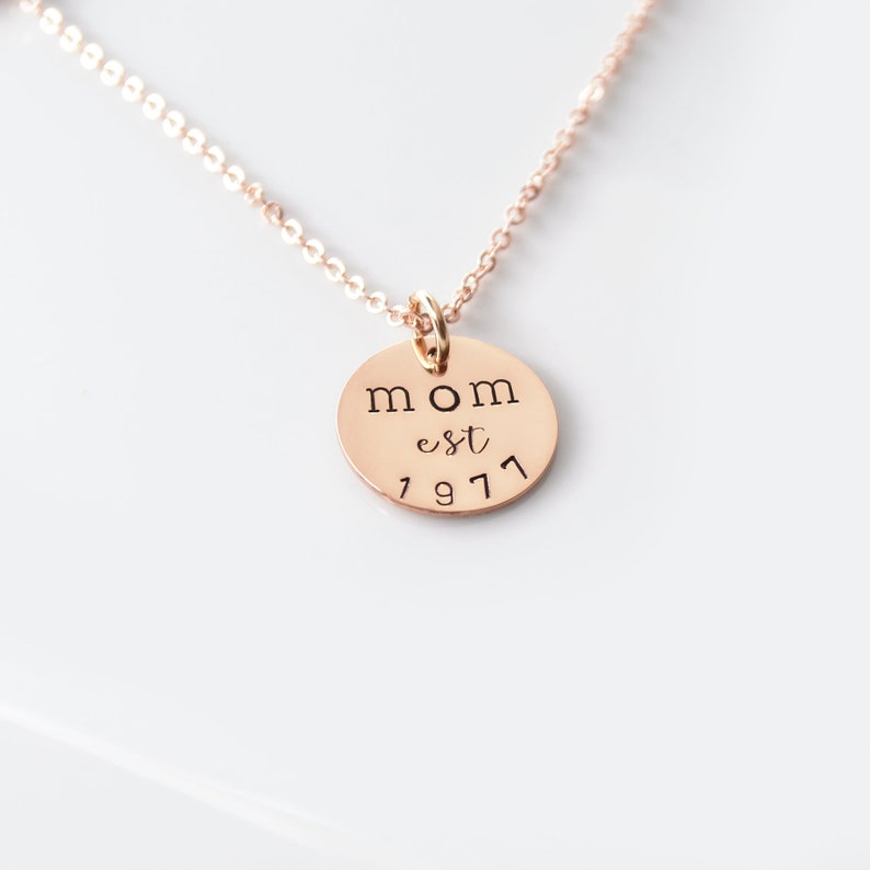 Grandmother Gift Grandma Necklace Baby Shower Gift For New Mom Baby Announcement Personalized Gifts For Grandma image 5