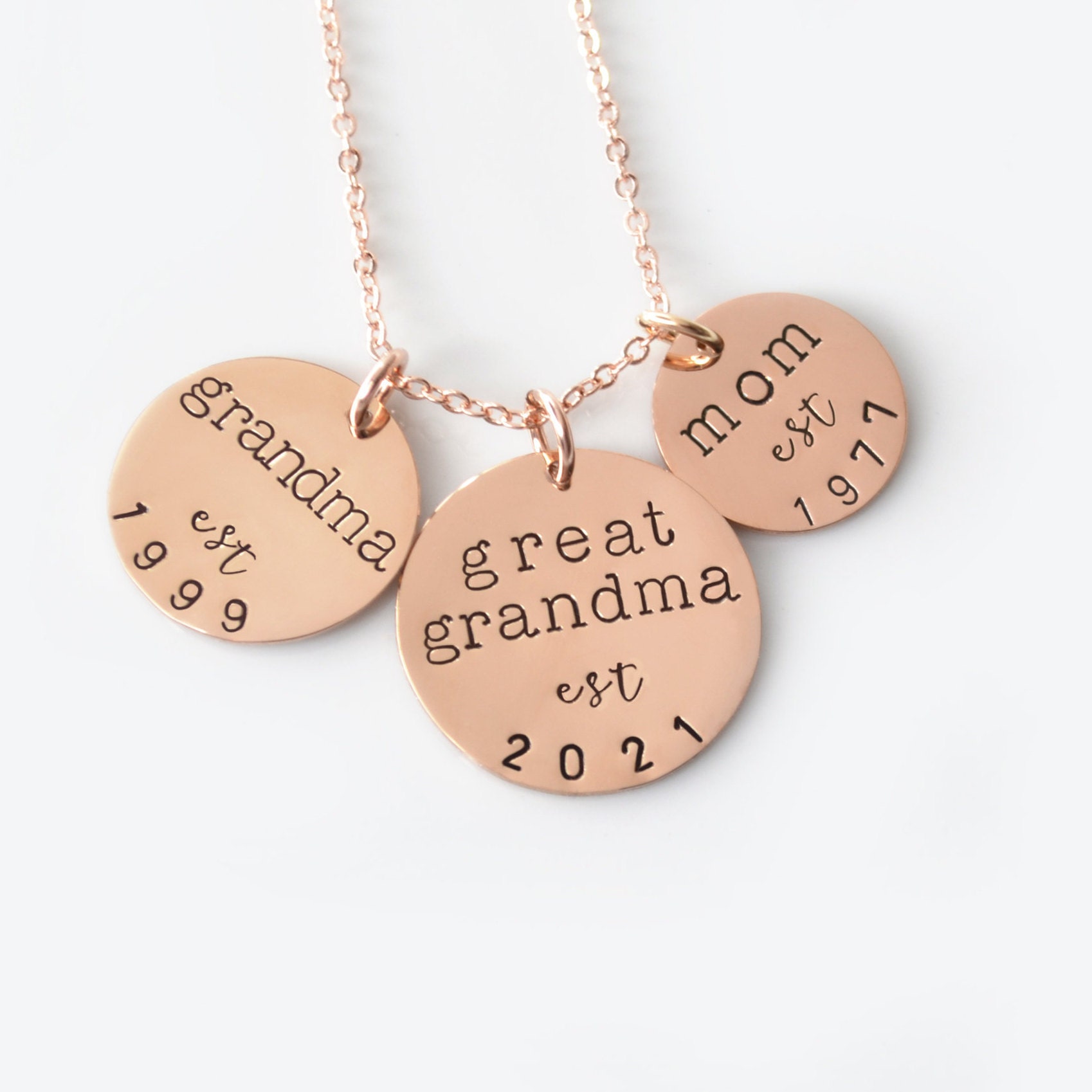 Mothers Day Charm Necklace • Personalized Jewelry for Mom • Gift From ...
