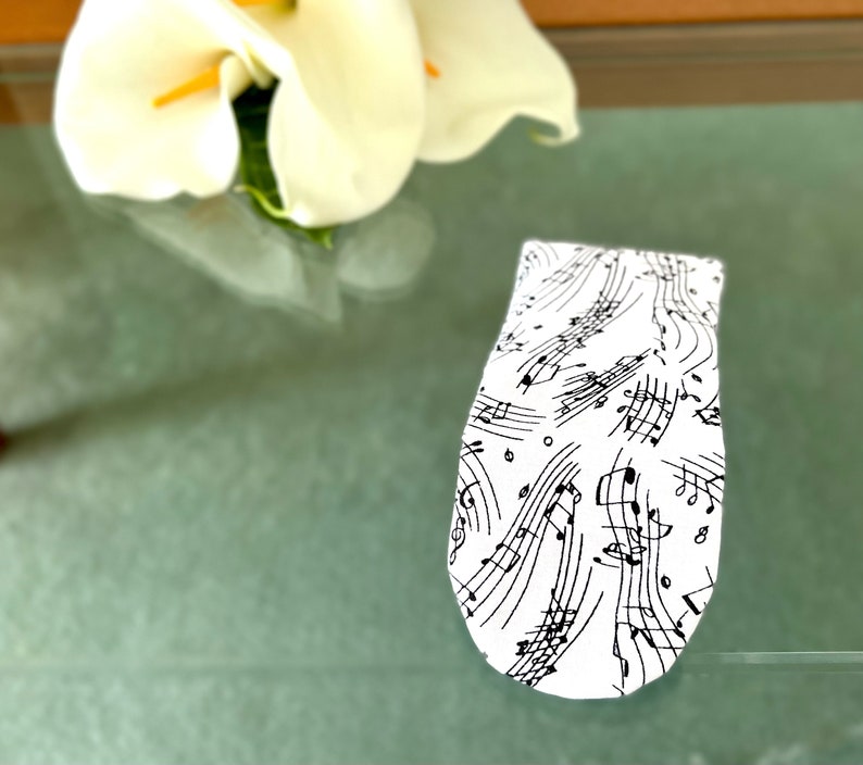 Music Note Print Headphones Case Black and White Mini Airpod Etsy