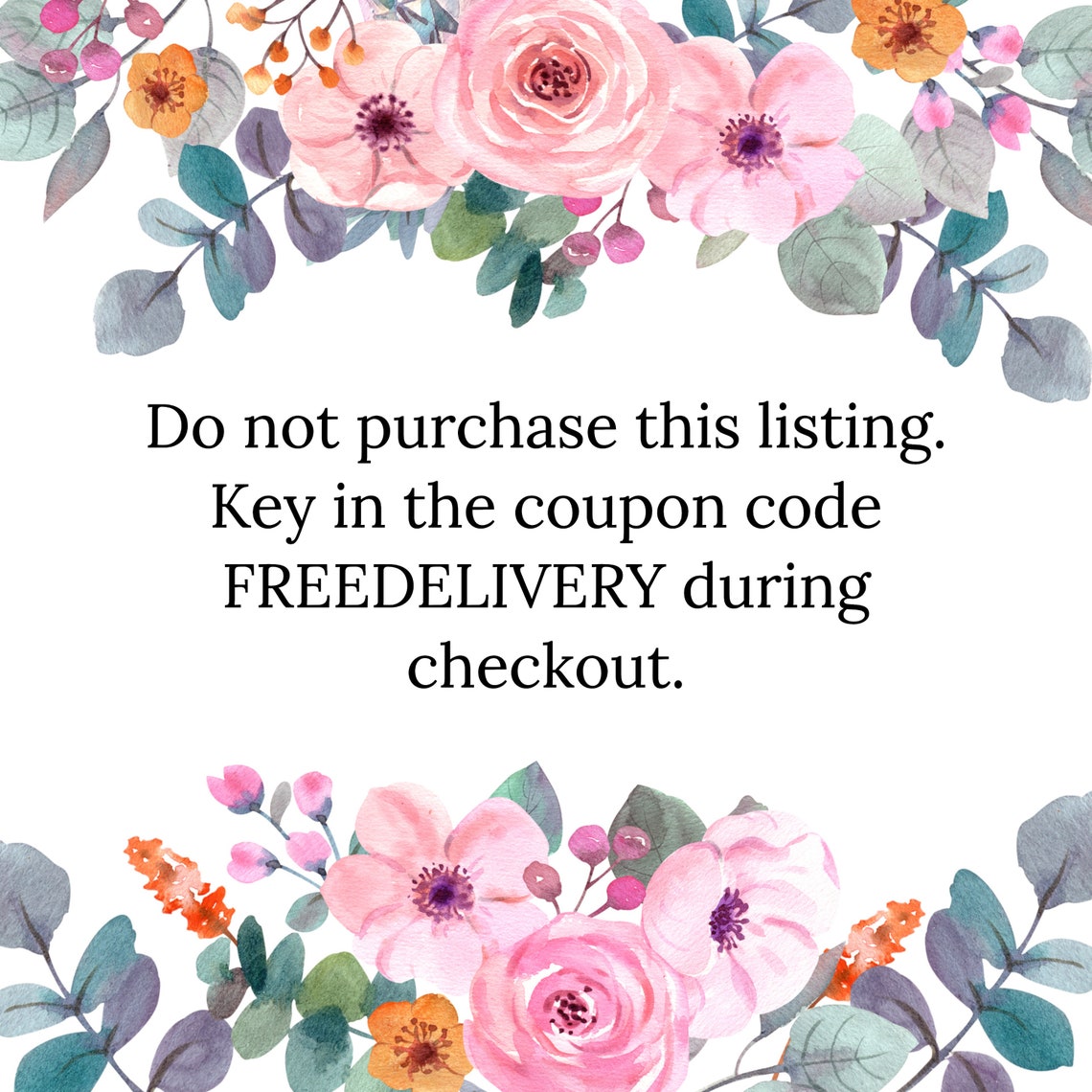 Free Shipping Coupon Code FREEDELIVERY on Orders Over AUD Etsy Australia