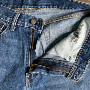 Vintage LEVIS 514 W34 L34 Distressed Denim Jeans image 7