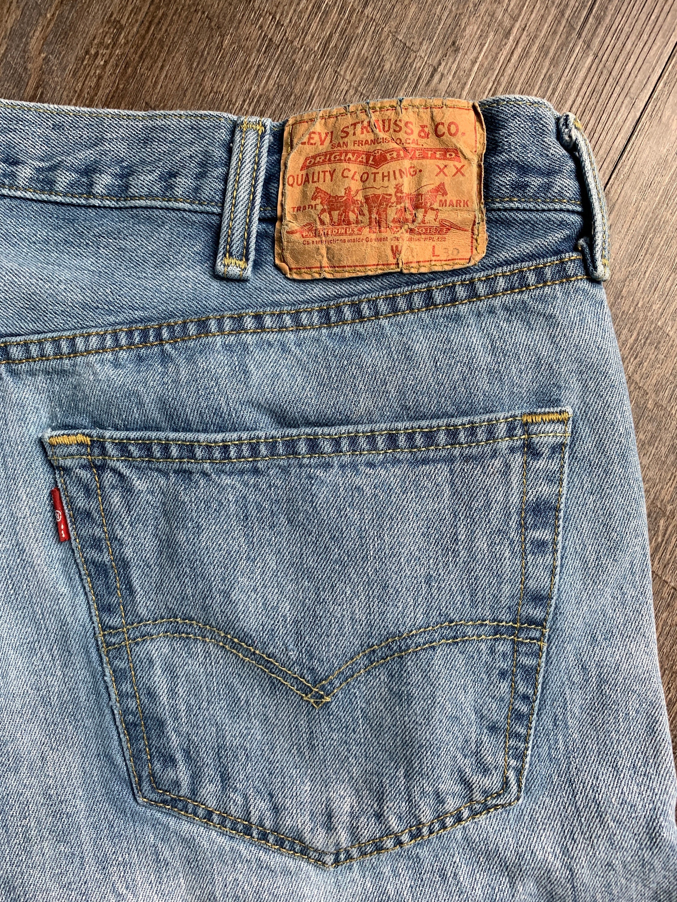 LEVIS Button Fly 40x30 Vintage Levi 