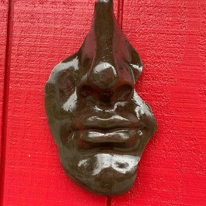 Garden Face Sculpture Outdoor Art