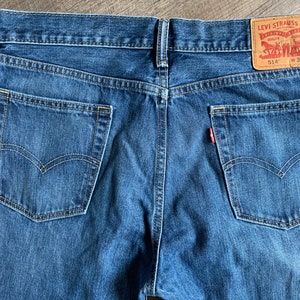 Vintage LEVIS 514 W34 L34 Distressed Denim Jeans image 5