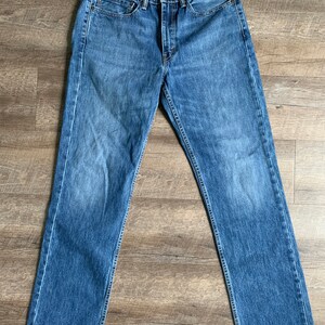 Vintage LEVIS 514 W34 L34 Distressed Denim Jeans image 3