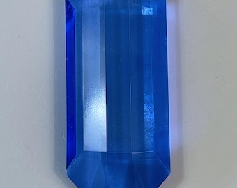Cobalt Blue Chandelier Crystal Pendant Drops 3" for Windchimes, Lamps, Chandeliers, Suncatchers