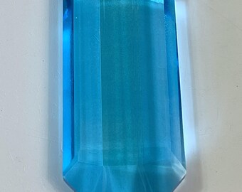 Aqua Chandelier Crystal Pendant Drops 3" for Windchimes, Lamps, Chandeliers, Suncatchers