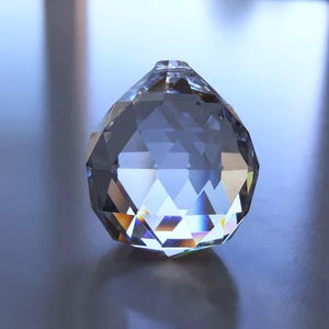 Clear Crystal Ball 30mm for Wind Chimes, Sun Catchers, Car Mirrors, Window Decor