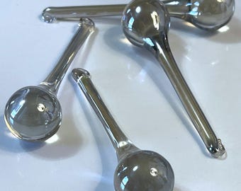 Cognac Crystal Rain Drops 20mm x 80mm Set of 4 for Chandeliers, Windchime, Crafts, Wreaths, Fall, Sun Catcher
