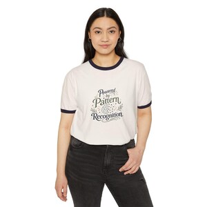 Powered by Pattern Recognition T-Shirt | Retro Ringer Tee