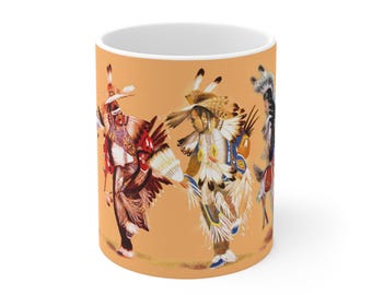 4 Fancy Male Dancers Mug 11oz