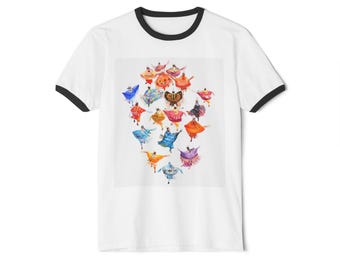 Shawl Dancers Unisex Cotton Ringer T-Shirt