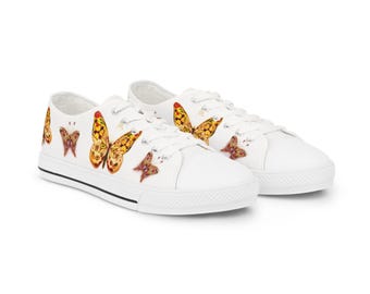 Woodland Butterflies Men's Low Top Sneakers 2 TO 3 Weeks to delivery time