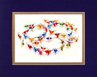 Trinity - 8"x10" Double matted archival prints entirely made by Native American Artist Daniel Ramirez