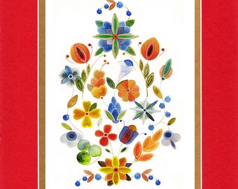 Ojibwe Spring - 8"x10" Double matted archival prints entirely made by Native American Artist Daniel Ramirez