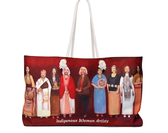 WLNAP 11 Indigenous Women Artists High End Weekender Bag