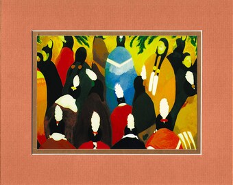 Women's Council Finale - 8"x10" Double matted archival prints entirely made by Native American Artist Daniel Ramirez