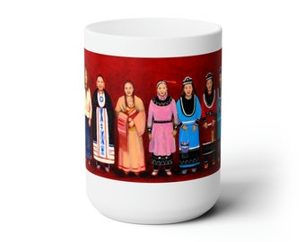 Indigenous Women of the Northeastern Nations - Ceramic Mug 15oz