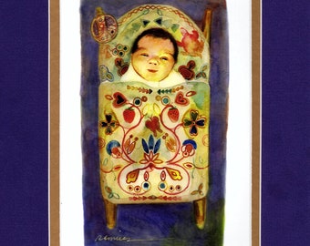Little Dreamcatcher - 8"x10" Double matted archival prints entirely made by Native American Artist Daniel Ramirez