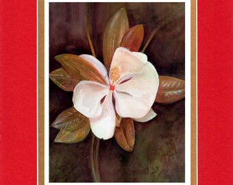 Plumaria 2022 - 8"x10" Double matted archival prints entirely made by Native American Artist Daniel Ramirez- Image Size 5"x7".
