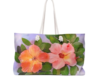 Hawaiian Hibiscus Weekender Bag